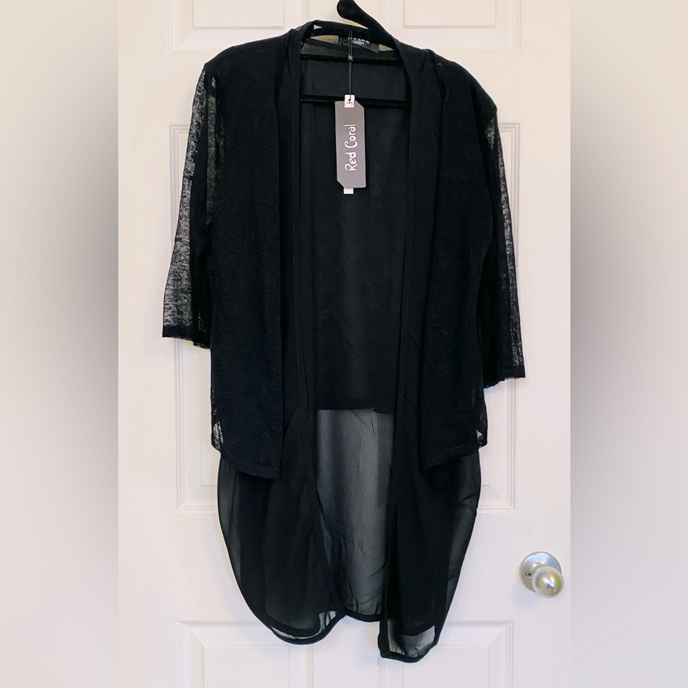 NWT Lightweight layered flax jacket